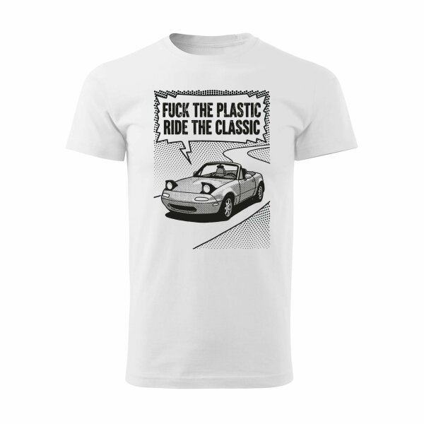 T-SHIRT ♂ | F*** THE PLASTIC. RIDE THE CLASSIC | MX-5